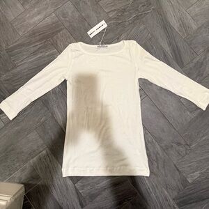 American Colors Classic White Long Sleeve Tee